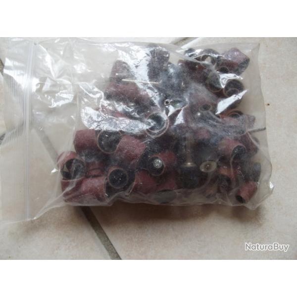 A SAISIR - Mandrins de pon�age 3 diam�tres pour mini perceuse mandrins de diff�rents grains NEUFS