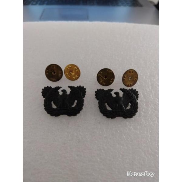 Beau Lot de Collars arm�e us WARRANT OFFICER original