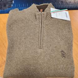 Pull Lambswool Taupe LOVERGREEN