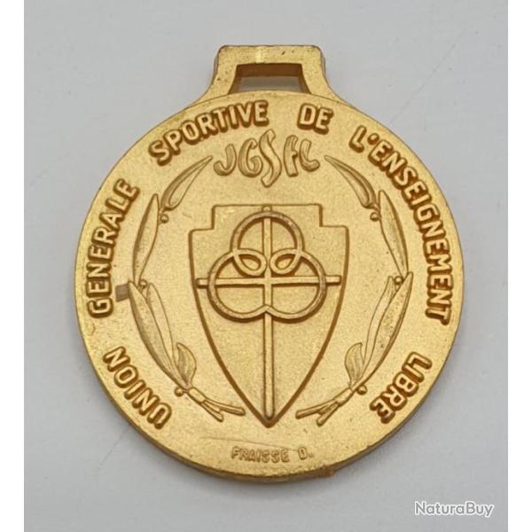 M�daille d'or "Course � pied" .