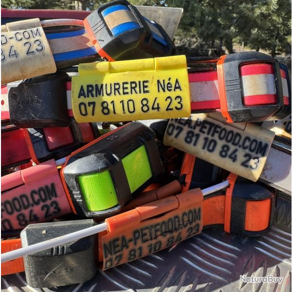 OFFRE NB ATTACHES ANTENNES GARMIN GRAVEES Orange, Jaune, Rose, Rouge, Bleu et Vert Livraison offerte