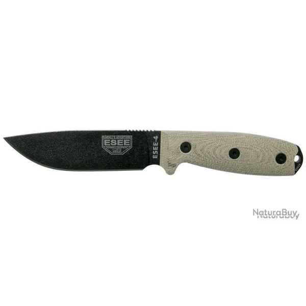 ESEE-4 - Lame Noire - Vert clair