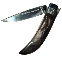 Camarguais N&deg;10 Trident forg&eacute; cisel&eacute; Fabrication artisanale fran&ccedil;aise