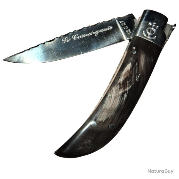 Camarguais N�10 Trident forg� cisel� Fabrication artisanale fran�aise