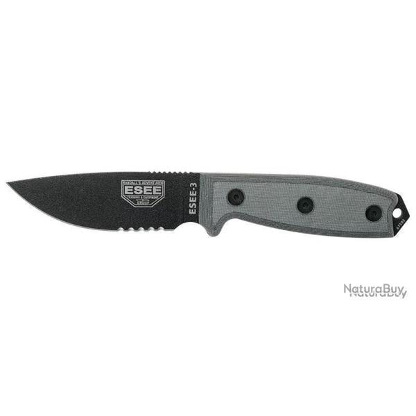 ESEE-3 - Noir - Lame Mixte - Pommeau modifi�