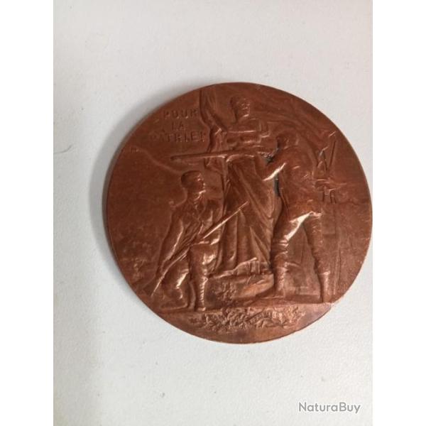 medaille diam�tre 5 cm fran�aise pour la patrie