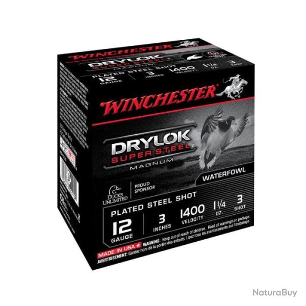 Cartouches Winchester Drylok 35 g - Cal. 12/76 - 3 / Par 1