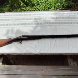 fusil de chasse &agrave; percussion incomplet