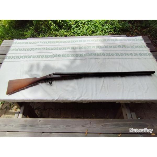 fusil de chasse � percussion incomplet