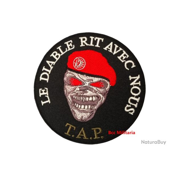 Le Diable rit avec nous  90 mm � coudre ou � thermocoller