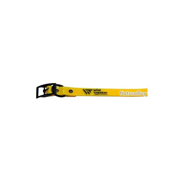 BF24 - Collier pour chien WILD TRACKER x-pert jaune 2.5x0.25x79cm