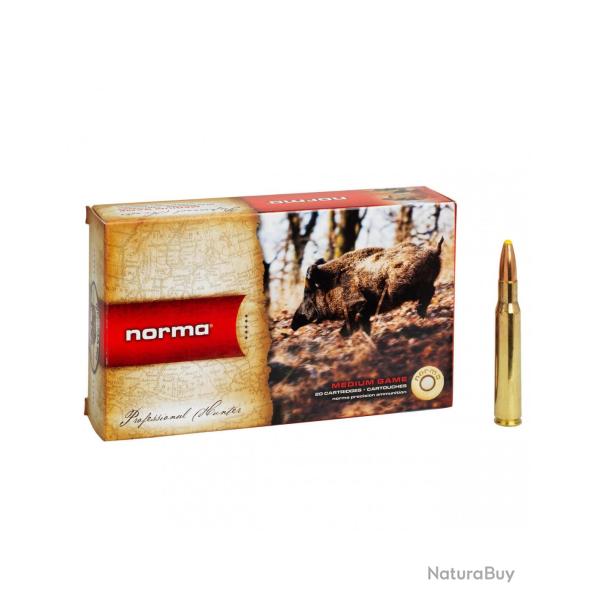 CARTOUCHES Norma .308 Win Pointe Plastique 180 gr 5 boites ( 100 munitions )
