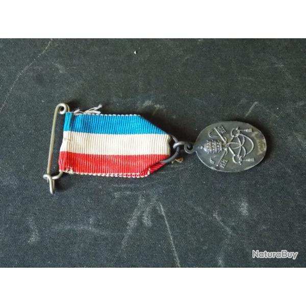 MEDAILLE DE REVERS RELIGIEUX. A.C.F de p�lerinage