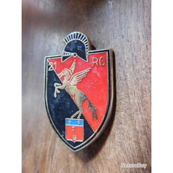 insigne R.G  21e r�giment  de g�nie  /  drago paris