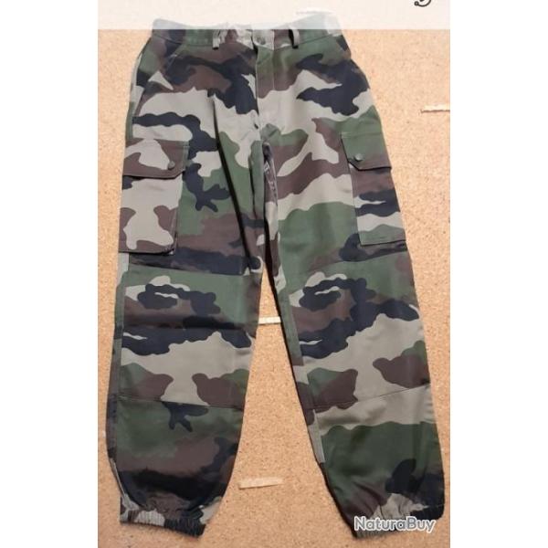 Pantalon de treillis camouflage arm�e fran�aise