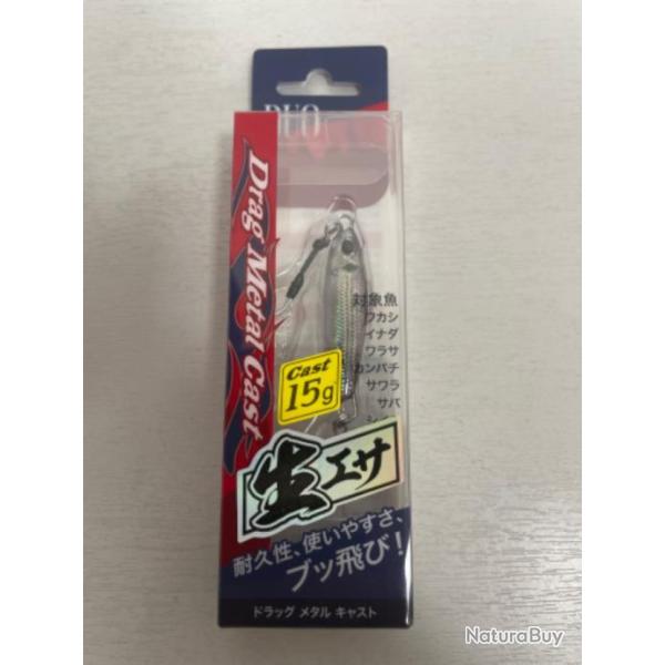 !! LEURRE DUO DRAG M�TAL CAST 15gr 44mm col R�AL KONOSHIRO