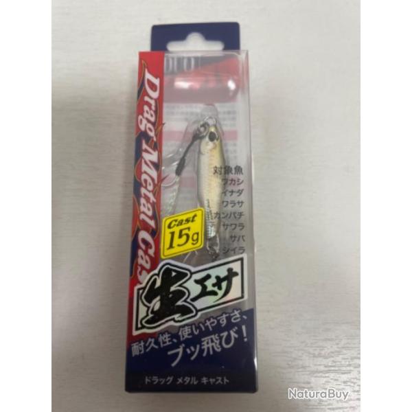 !! LEURRE DUO DRAG M�TAL CAST 15gr 44mm col R�AL SMELT