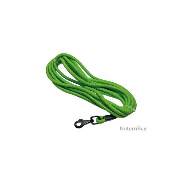 BF24 - Longe d'entrainement pour chien WILD TRACKER x-track ronde verte 6m