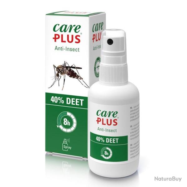 R�pulsif anti-insectes Care Plus 40% DEET 60 ml