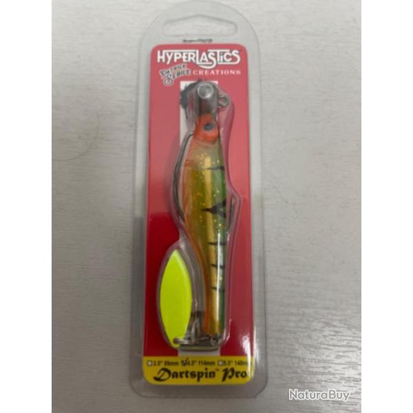 !! LEURRE HYPERLASTICS DARTSPIN PRO JIG HEAD 4.5'� COL FTGC