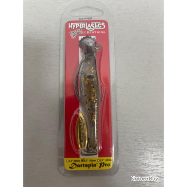 !! LEURRE HYPERLASTICS DARTSPIN PRO JIG HEAD 4.5'� COL BKRG