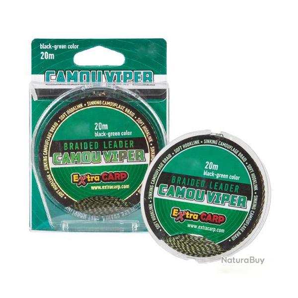 Tresse Extra Carp Camou Viper Black & Green 20m 25lbs
