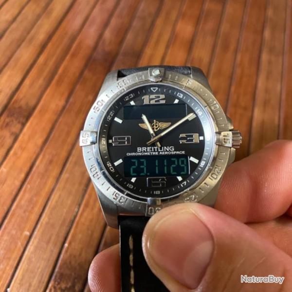 MONTRE BREITLING CHRONOM�TRE AEROSPACE TITANIUM EVO
