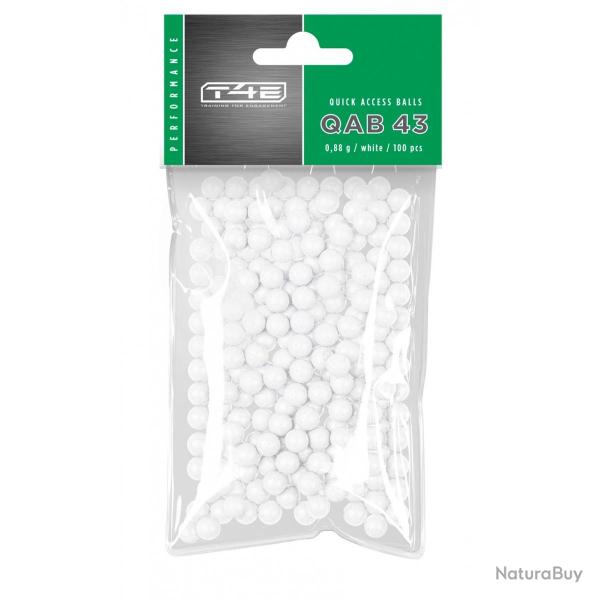 T4E - Balles QAB QUICK ACCESS BALLS Cal .43�(x100)