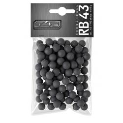 T4E - Balles RUB RUBBERBALLS Cal .43&nbsp;(x100)