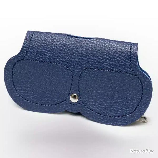 Etui porte lunettes magn�tiques XXV Bleu