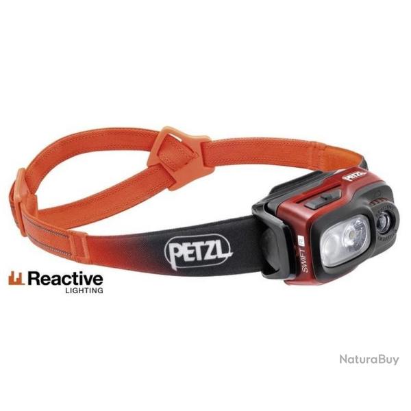 Lampe frontale "Swift RL" 1100 lumens, Couleur orange [Petzl]