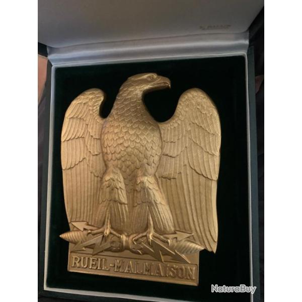 Grande m�daille Aigle en bronze dor�