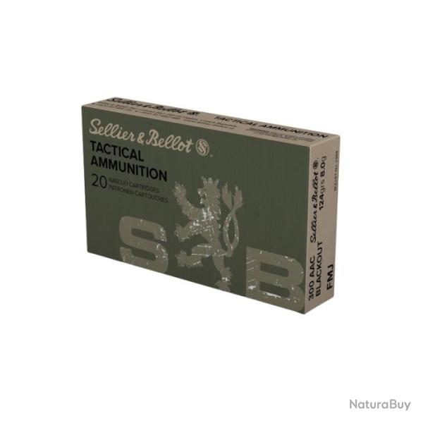 Munitions Sellier & Bellot 300BLK 124GR
