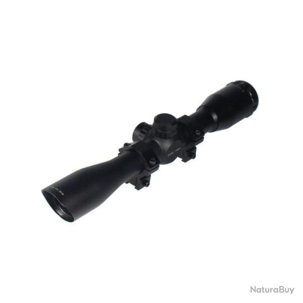 Leapers UTG - Lunette de vis�e Classic Hunter 4x32 avec anneaux et cache-objectifs