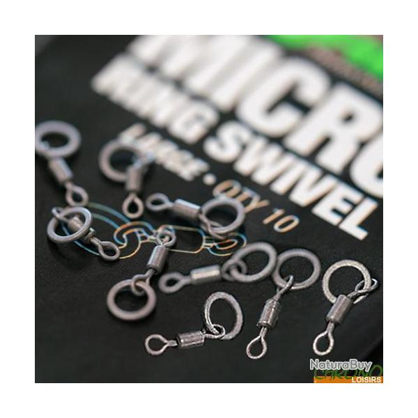 Emerillon � Anneau Korda Micro Rig Ring Swivel Large (par 10)