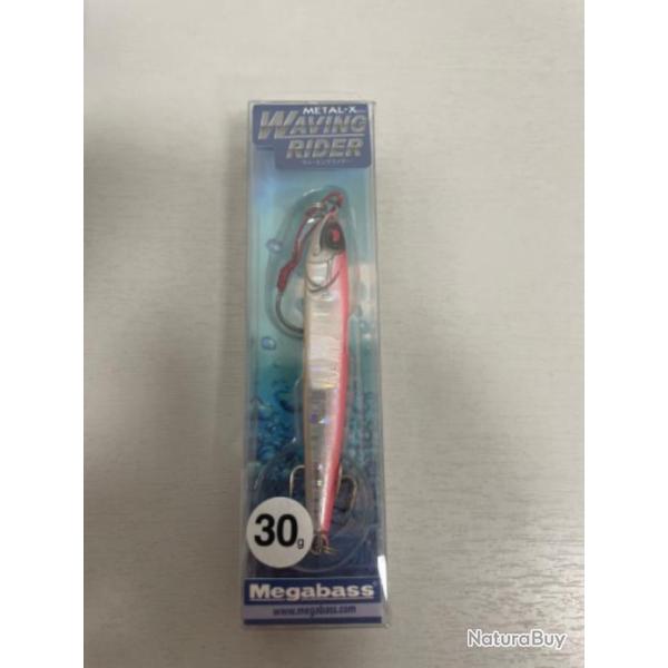 !! LEURRE MEGABASS M�TAL X WAVIN RIDER 30gr col G PINK