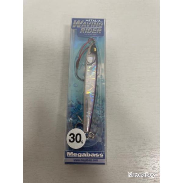 !! LEURRE MEGABASS M�TAL X WAVIN RIDER 30gr col G SEGURO KATAKUCHI