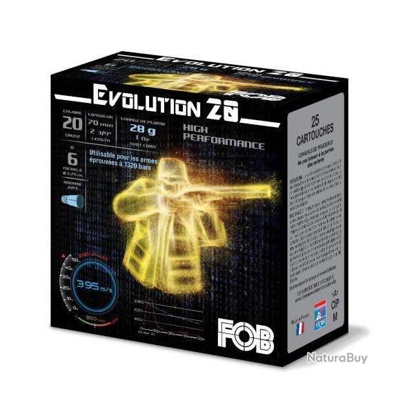 Cartouches � plomb FOB Evolution 20 HP 7