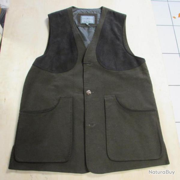 Gilet de chasse sans manches de marque ALAN PAINE, mod�le Grantham, couleur olive