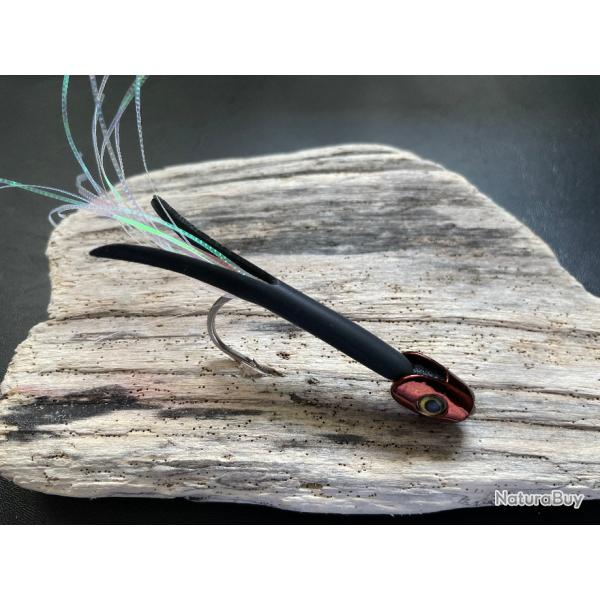 leurre Perrot Quimperloise noir T�te plomb�e marron