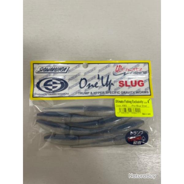 !! LEURRE SAWAMURA ONE UP SLUG 4'� Col PRO BLUE SHAD