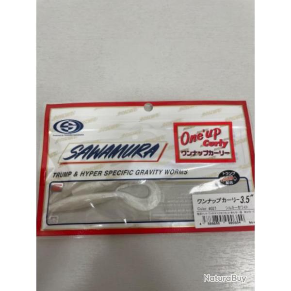 !! LEURRE SAWAMURA ONE UP CURLY 3.5'� col 027