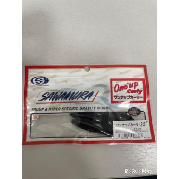 !! LEURRE SAWAMURA ONE UP CURLY 3.5'� col 012