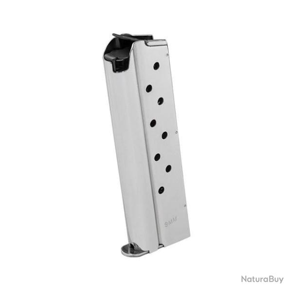 CHARGEUR .9 MM 9-ROUND MAGAZINE, STAINLESS STEEL POUR 1911
