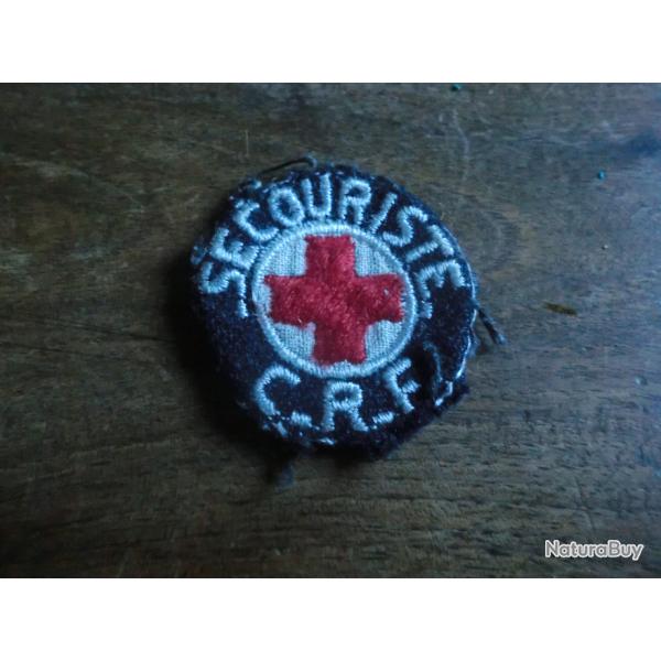 tissu �cusson C.R.F  secouriste