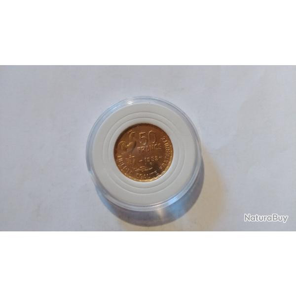 50 francs 1953 B dor� � l'or fin 24 carats