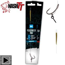 Bas de Ligne Nash Fluoro D Rig sans Ardillon n&deg; 4