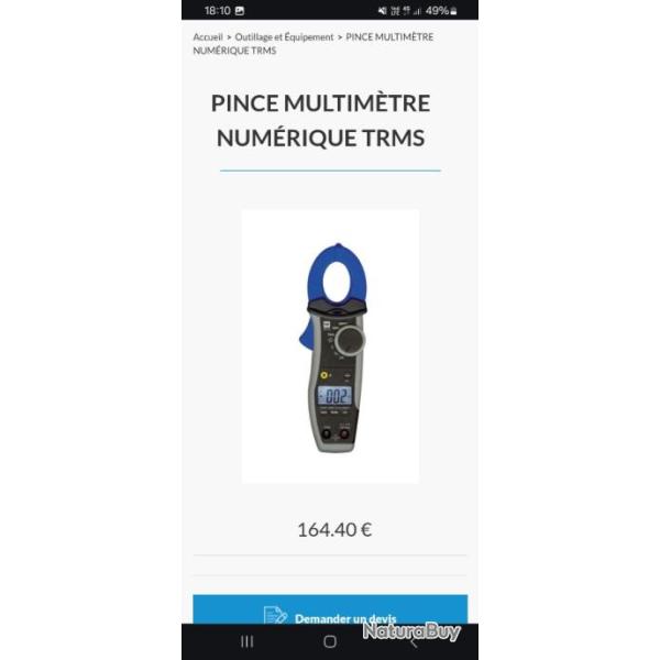 Pince multim�tre trms TIF 175