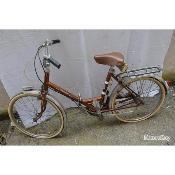 VELO PLIANT MOTOCONFORT PROGRESS-MOYEU STURMEY ARCHER & FREINS HYDRAULIQUES-1975