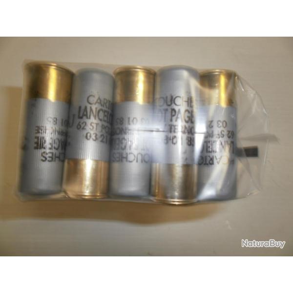 LOT DE 50 CARTOUCHES DE CHASSE DUO 4ET6 MELANGE CAL. 12-LANCELOT- PAGERIE